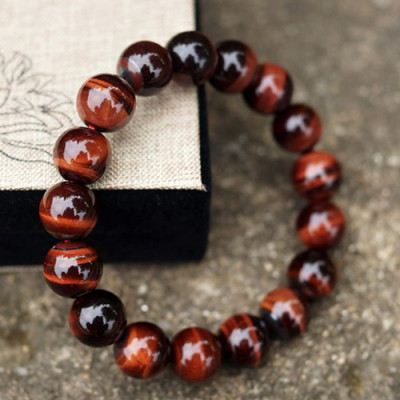 Vòng Tay Đá Mắt Hổ Đỏ (8mm)