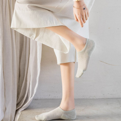 Bộ 5 đôi tất lưới nữ cổ thuyền Basic