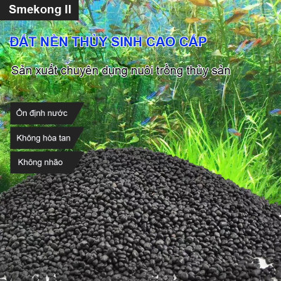 Đất Nền Trồng Cây Thủy Sinh, Phân nền SMEKONG 2KG giàu dinh dưỡng, trang trí bể cá