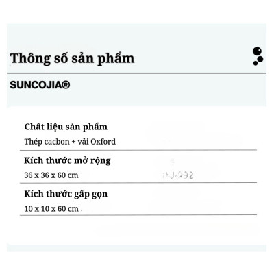 Ghế gấp ngoài trời Suncojia, ghế cắm trại tựa lưng, ghế xếp, ghế bãi biển, cắm trại và câu cá