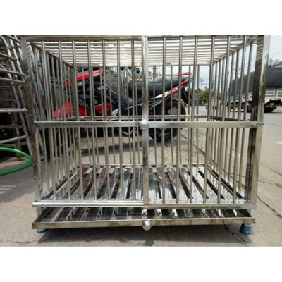 Chuồng chó Inox Juno Sofa KT (60 x 80 x 70cm ) Không có mái che 