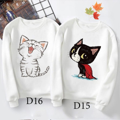 Áo đôi sweater cute - ÁO ĐÔI THU ĐÔNG MÈO BÉO AMI CỰC YÊU