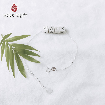 Lắc tay JACK bằng bạc -  Ngọc Quý Gemstones