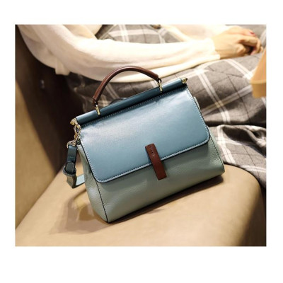 Túi Xách Nữ Cầm Tay, Đeo chéo Da Thật Cao Cấp Hiệu HADATI - Túi Xách Có 2 Mặt 2 Kiểu Dây Size 23c