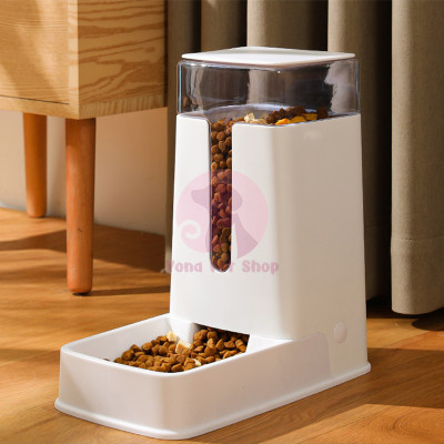 Khay Bát Ăn Khay Bát Uống Tự Động Cho Chó Mèo Cao Cấp 3,5L - YonaPetshop