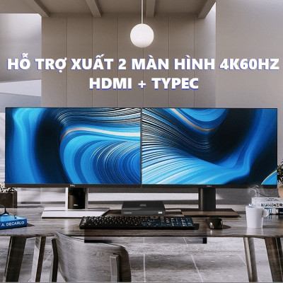 Máy Tính Siêu Nhỏ Ultra Mini M6 - Intel thế hệ 12 Alder Lake N100 - Hỗ Trợ Xuất Hình 4K 60hz hàng nhập khẩu
