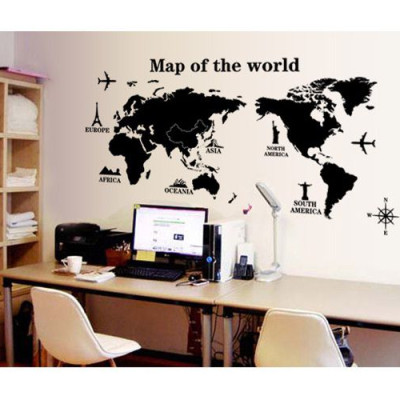 Decal dán tường tranh trang trí phòng khách sang trọng, khác lạ, độc đáo AmyShop