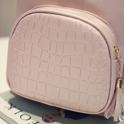 Balo Nữ Cao Cấp, Balo Nữ Họa Tiết Da Cá Sấu Vải Nylon Chống Thấm, Nhiều Ngăn Rộng Rãi Tiện Dụng, Balo Đi Chơi, Du Lịch, Dã Ngoại 