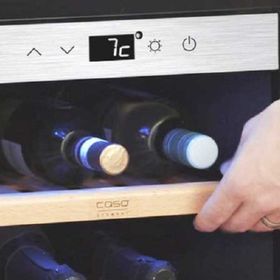 Tủ Bảo Quản Rượu Vang CASO WINECOMFORT 38 BLACK SW-38 -Hàng Nhập Khẩu Đức