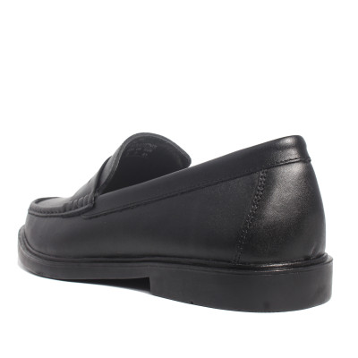 Giày MICHILUX Da Bò Thật Chính Hãng Penny Loafer CIEPL Màu Đen