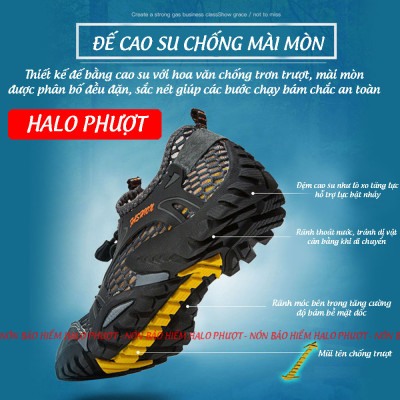 Giày leo núi, đi nước chống trơn trượt, chịu nước tốt và nhanh khô. Giày đa năng, giày trekking