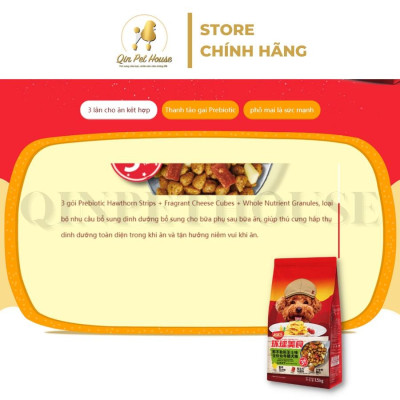 Thức ăn hạt Kitchen Flavor Global Cuisine 1.5KG