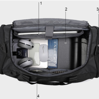 Túi xách du lịch thể thao nam kiêm balo du lịch cao cấp phong cách âu mỹ