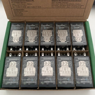 Rơ le RXM4AB2BD Schneider, coil 24Vdc, 14 chân, có LED, có phím test  | Hàng Chính hãng |