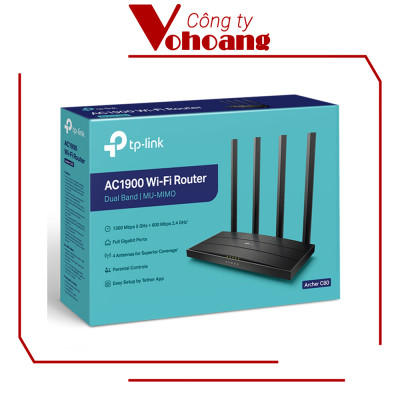Bộ Phát Wifi TP-Link Archer C80 Băng Tần Kép MU-MIMO AC1900 - Hàng Chính Hãng