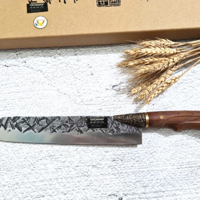 DAO BẾP - DAO THÁI HOA VĂN KHÂU ĐỒNG MÃ A3 DT157 NT topcomshop vn