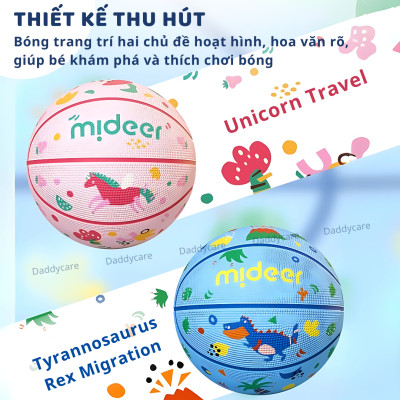 Bóng rổ cho bé Children’s Basketball Mideer đồ chơi vận động cho bé 3,4 5 6 7-10 tuổi