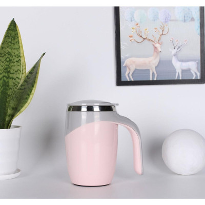 Cốc Khuấy Tự Động Pha Cafe, 380ml Dùng Pin Lõi Inox 304 Không Rỉ Giữ Nhiệt Tốt - HÀNG CHÍNH HÃNG