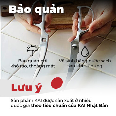 KAI - Seki Magoroku - Kéo nhà bếp lưỡi cong