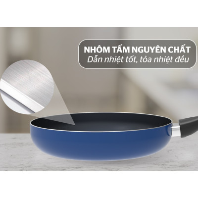 CHẢO TRƠN CHỐNG DÍNH SUNHOUSE SAVING SV28 - Hàng Chính Hãng