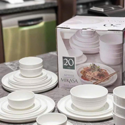 Set bát đĩa mikasa cực đẹp đỉnh chóp của Mỹ Hàng chính hãng