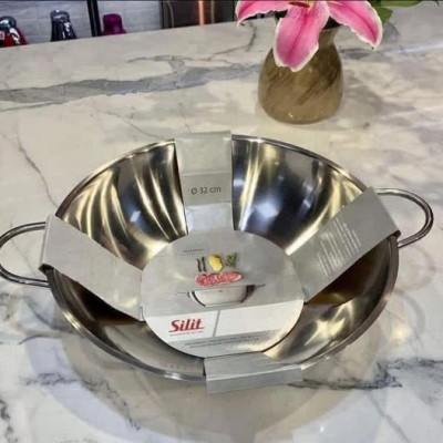 Chảo Silit wok Edelstahl 32 cm hàng chính hãng