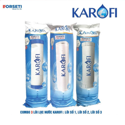 Combo 8 lõi lọc nước Karofi chính hãng dùng cho máy lọc nước Karofi O-i129/U - Hàng Chính Hãng