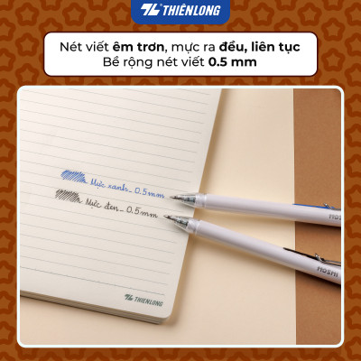 Bút gel Hoshi Thiên Long GEL-048/HS - Công nghệ Nhật Bản