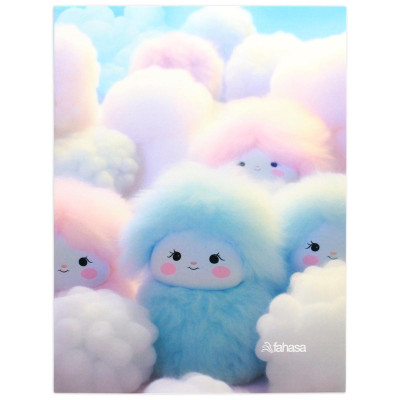 Tập Học Sinh Fluffy Pastel - 4 Ôly - 96 Trang 120gsm - The Sun (Mẫu Bìa Giao Ngẫu Nhiên)
