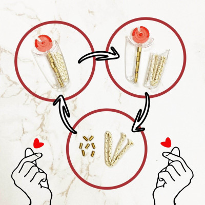 Bán Sỉ Vỉ 7 viên Đá Lửa và Dây Bấc (Tim Thay) dành cho Hộp Quẹt Bật Lửa Zipo loại thường