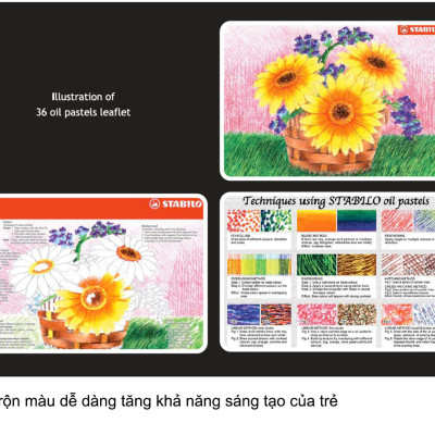 Bộ Bút Sáp Dầu Stabilo Trio OP2612