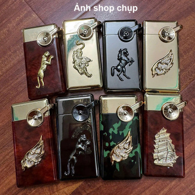 Hột Quẹt Bật Lửa Gas GD55 Lửa Khò 1 Tia Mạnh Mẽ Đắp Nổi Nhiều Họa Tiệt Độc Lạ -Giao Họa Tiết Ngẫu Nhiên