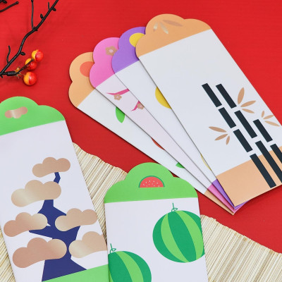 Bộ 5 Bao Lì Xì Tết 2025 - The Sun - Mâm Ngũ Quả - Miền Nam