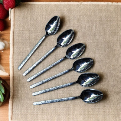 THÌA ĂN LUXURY SANG TRỌNG PHONG CÁCH HOA VĂN BẮC ÂU CAO CẤP - DÀI 21CM