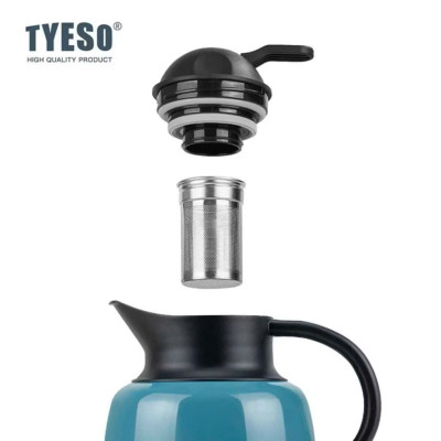 Bình trà giữ nhiệt TYESO TS-8875 600ml có lọc trà , Hàng chính hãng