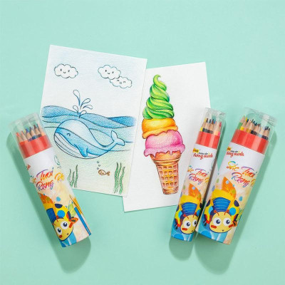 Hộp 12 Bút Chì Màu Kèm Chuốt Chì - Thiên Long CPC-C020