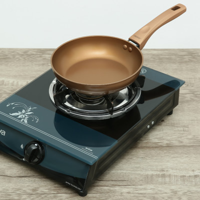 Chảo nhôm chống dính đáy từ 20 cm Visions VS-FP28-AB/JP