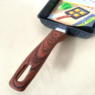 Tặng cặp nhấc nồi silicon- Bộ 2 chảo đáy từ H5, chảo 24cm + chảo vuông 15x20cm Seoulcook Hàn Quốc, dùng được tất cả các loại bếp, kể cả bếp từ / Induction 