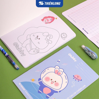 Combo 5 Tập học sinh 48 trang 5 ô ly vuông 2.5mm chấm kẻ 2/3 120gsm NB-120 Thiên Long - Mẫu ngẫu nhiên