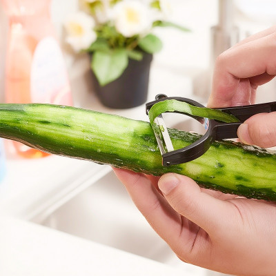 Combo nạo củ quả lưỡi thép Echo Metal + set 100 chiếc găng tay nilon dùng một lần - made in Japan ( giao màu ngẫu nhiên )