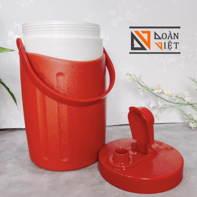 BÌNH GIỮ NHIỆT (0819) SIZE 6 lit - CÓ NẮP BẬT. Nhựa PP, PU chính phẩm - Loại 1 Không đọng sương ngoài bình, giữ nhiệt lâ