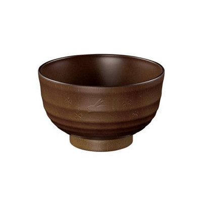 Bát nhựa vân gỗ thỏ mộng Yume Usagi