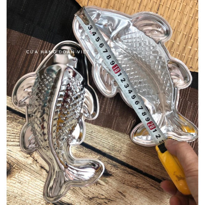 Khuôn Xôi, Rau Câu, Bánh Tổ. . . Hình Cá Chép 14 * 24 cm. Chuyên phục vụ Sp Gia dụng, Khuôn làm bánh, Dụng cụ học Sinh,