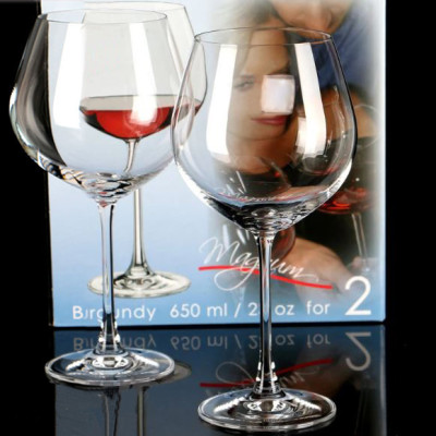 Bộ 2 ly pha lê uống vang Rona 650 ml Slovakia Czech Republic