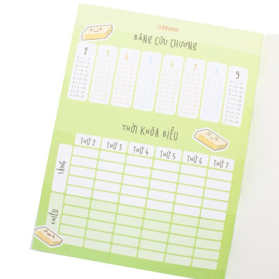 Tập Học Sinh Bánh Việt - Miền Nam - 4 Ô Ly - 96 Trang 80gsm - The Sun 05 - Mè Xửng