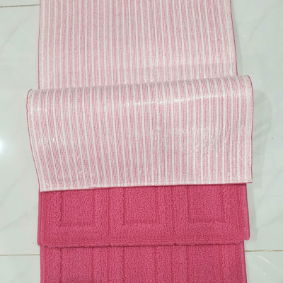 Bộ 02 Thảm bếp cao cấp chống trượt CONDOR JAPAN 0.45X0.9m và 0.45X0.9m Nhập khẩu từ Nhật-HỒNG HỌA TIẾT 3D NỔI ẤN TƯỢNG