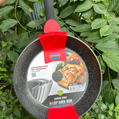 Chảo đá hoa cương đáy từ SUNHOUSE SFP24B/26B/28B - Hàng chính hãng