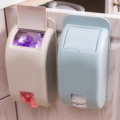 Hộp đựng túi nilon, túi bóng túi đựng rác thông minh dán tường không cần khoan tường đục lỗ tiện lợi