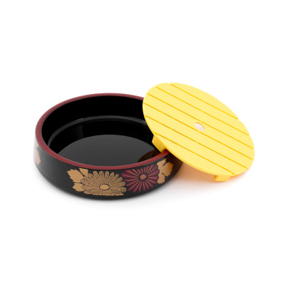 Khay để sushi, khay gỗ tròn 24cm trang trí sushi trang trí đồ ăn 