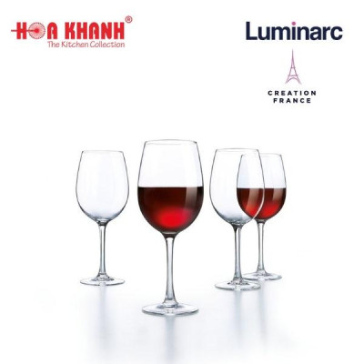 Ly Uống Rượu Vang Thủy Tinh Luminarc So Wine 350ML - 470ML & 580ML - bộ 4 ly - E5979, E5980 & E5981